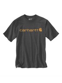 Carhartt Herren Logo Shirt Dunkelgrau